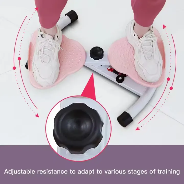 الخصر ، قابل للتعديل المقاومة ، حبل التوتر الدوار . Waist, adjustable resistance, silent rotating