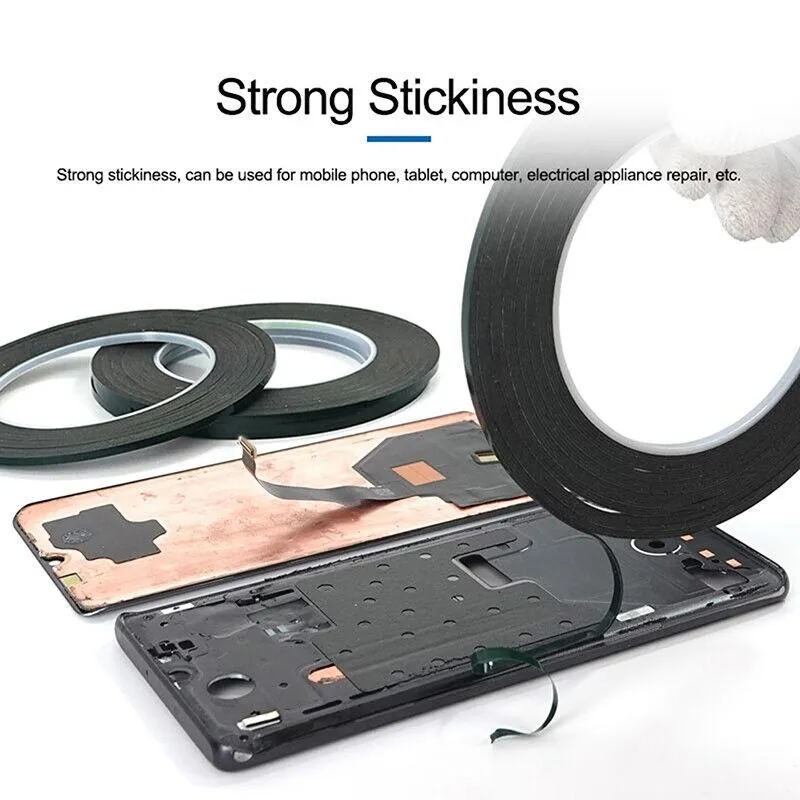 10m Double Sided Foam Tape for Screen Repair - 2x Adhesive