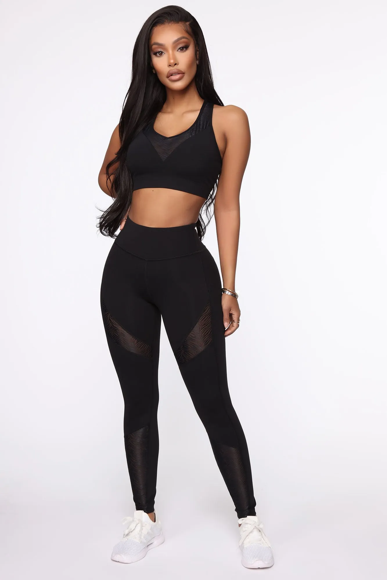 Animal Instincts Active Sports Bra - Black