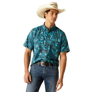 Ariat Men's VentTEK Short Sleeve Western Fitted Shirt 10049020