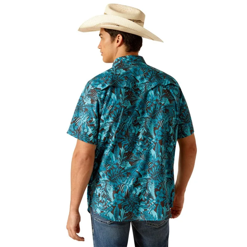 Ariat Men's VentTEK Short Sleeve Western Fitted Shirt 10049020