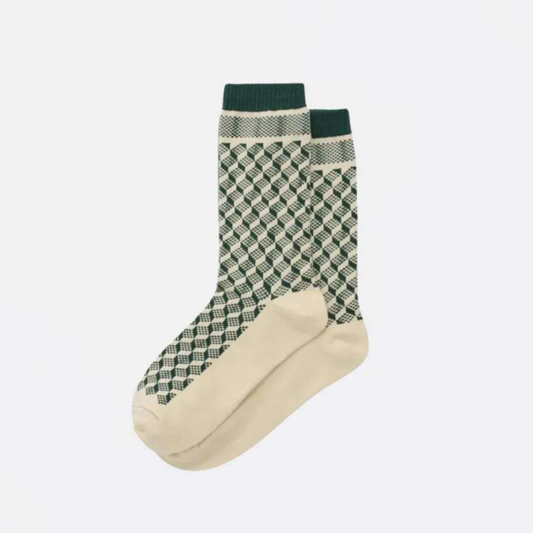 Chunky Sock Step Jacquard