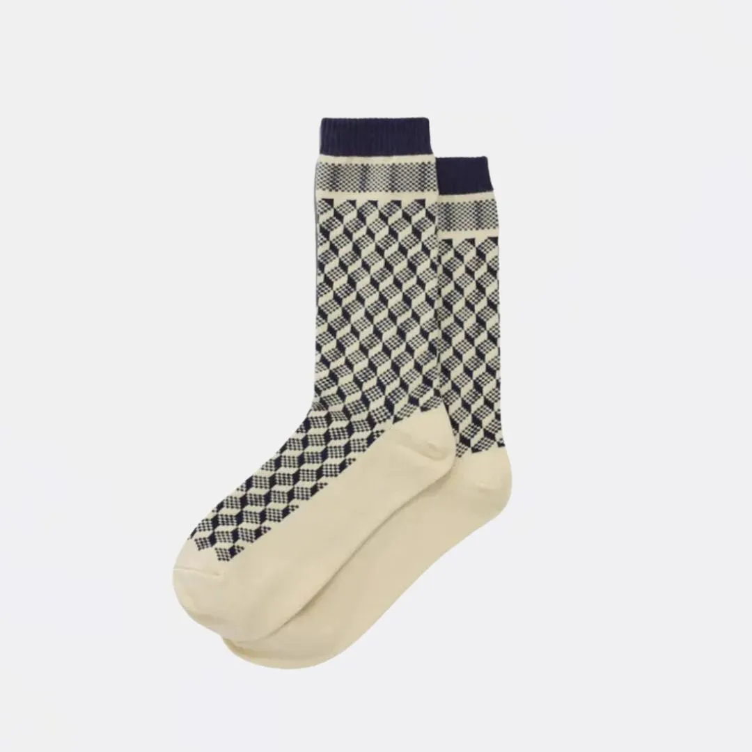 Chunky Sock Step Jacquard