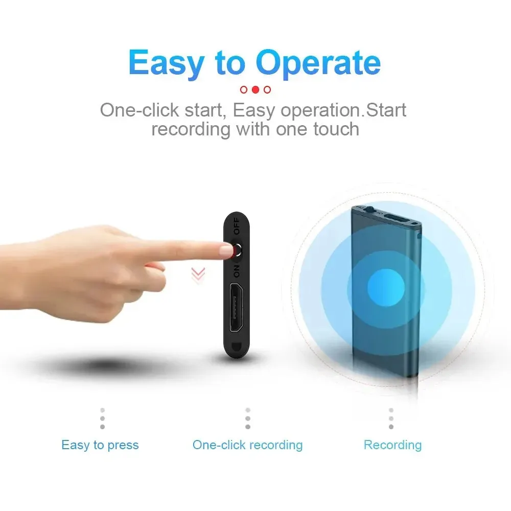 Compact Voice Recorder with Noise Reduction