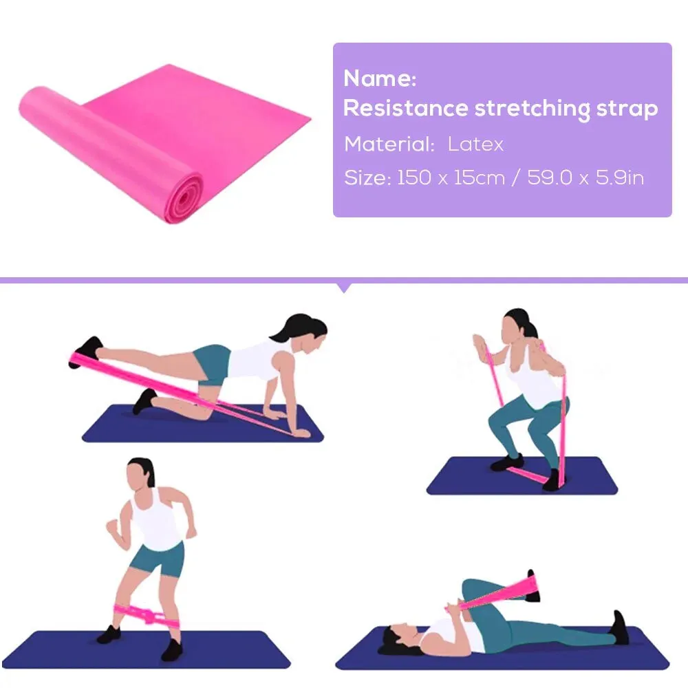 Complete Yoga Accessories Set - Home Gym Equipment for Versatile Workouts
