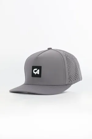 Custom Performance Peak Cap - CA (Grey)