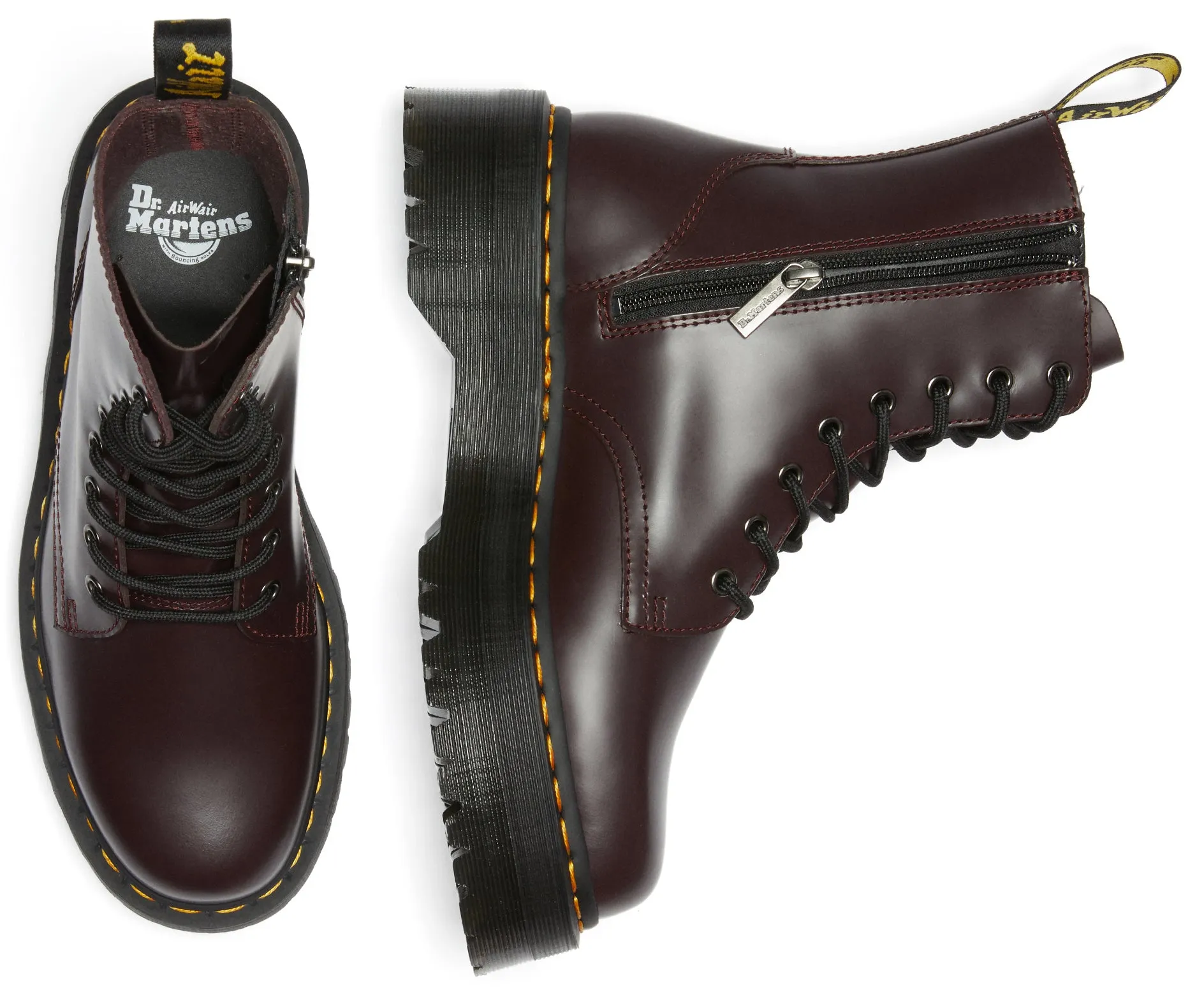 Dr. Martens Jadon Burgundy Smooth