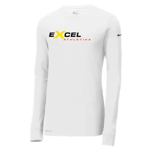 EX24 - Nike DriFit Long Sleeve Tee - White