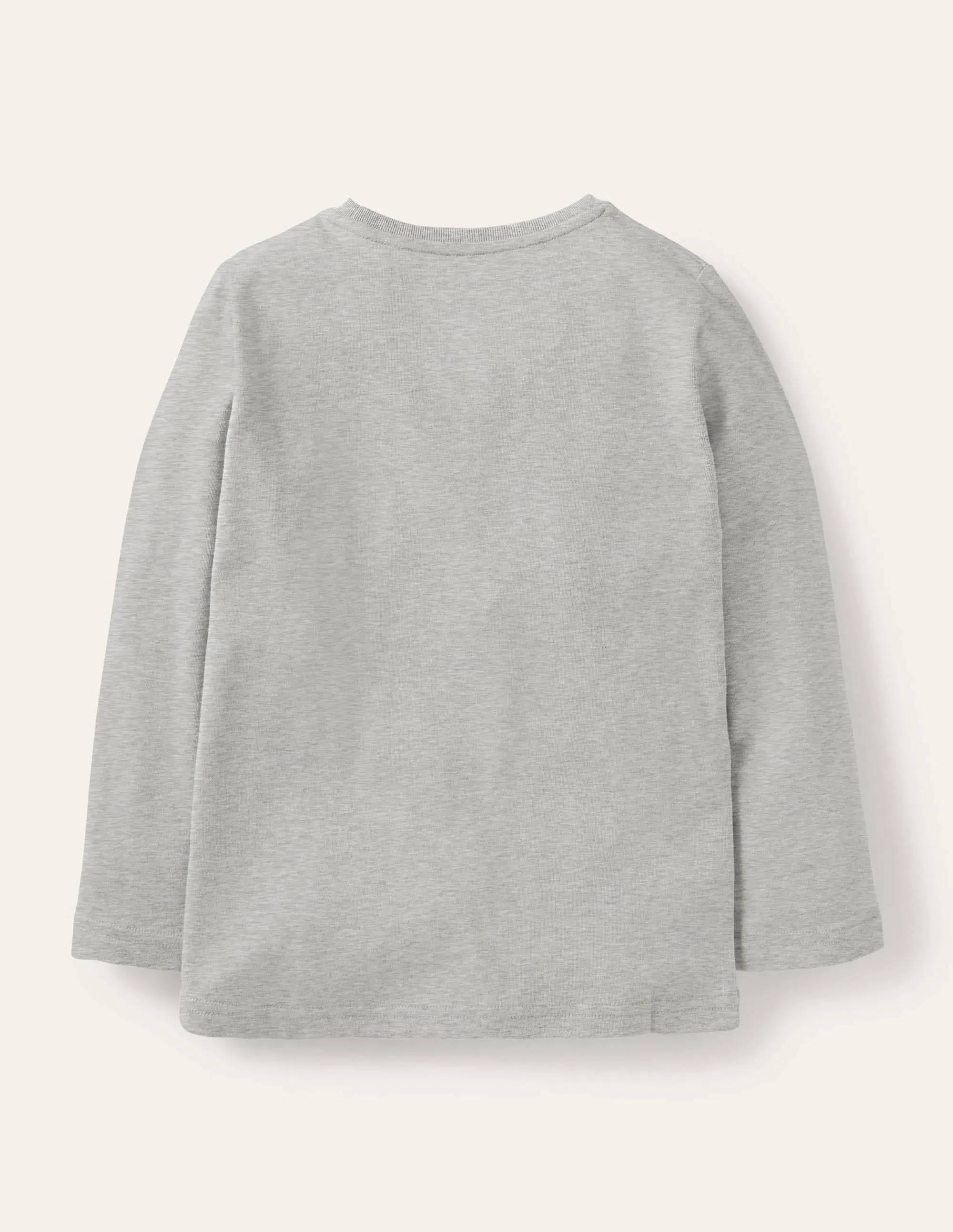 Graphic Animal T-shirt-Grey Marl Bee Kind