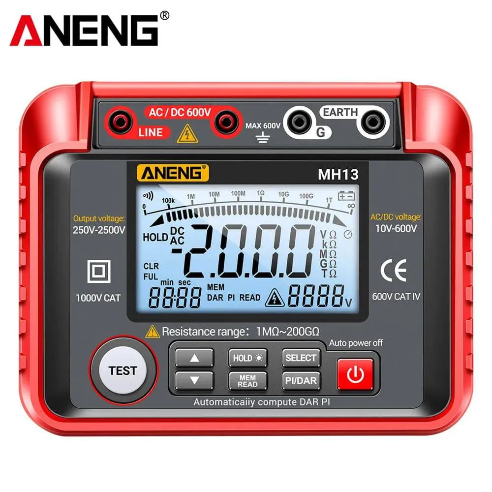 Japanese Tester Digital Multimeter Megameter Insulation Earth High Voltage Resistance Meter Tester