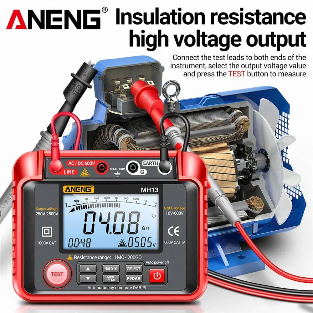 Japanese Tester Digital Multimeter Megameter Insulation Earth High Voltage Resistance Meter Tester