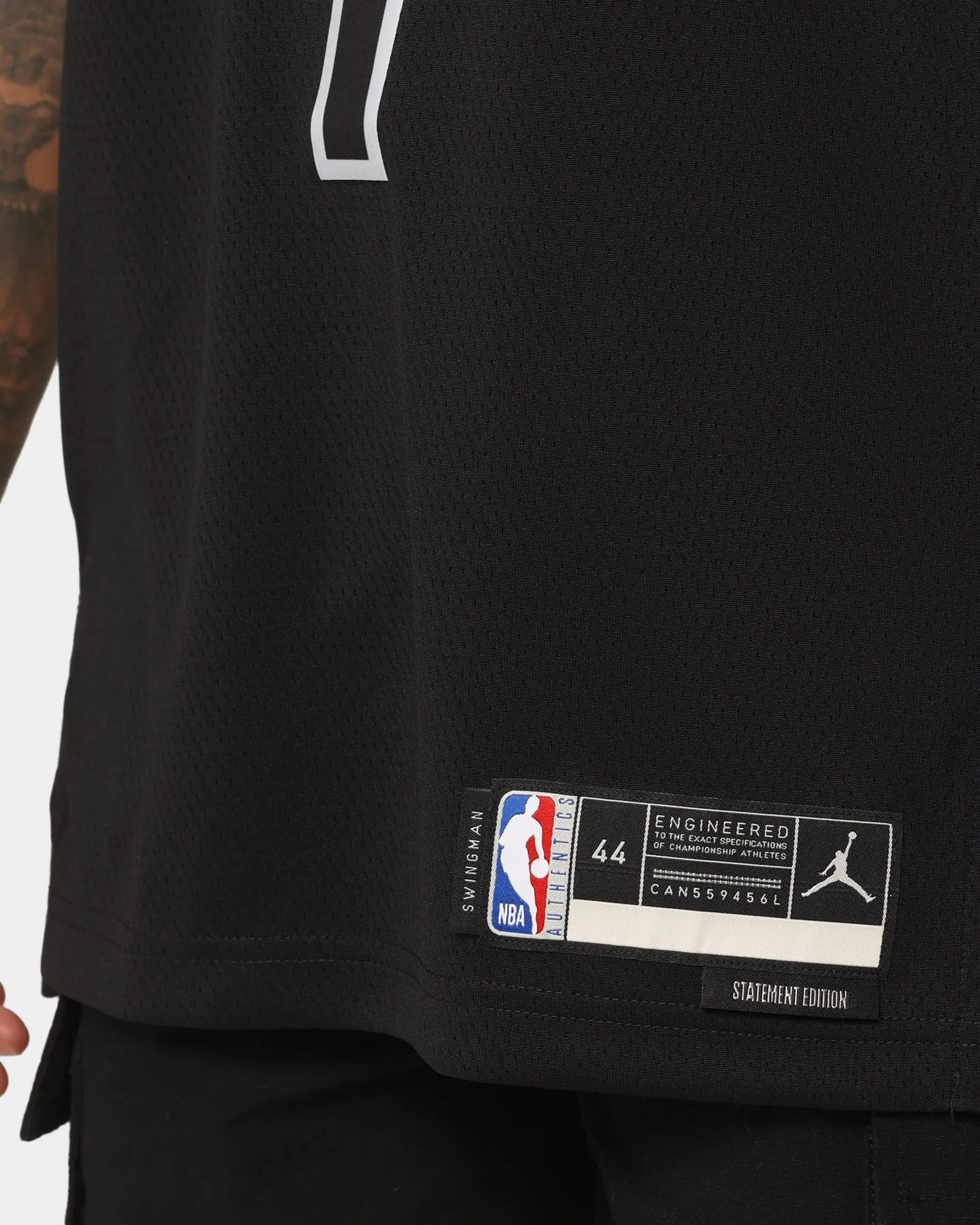 Jordan Kevin Durant Brooklyn Nets #7 Statement Edition Jordan Dri-FIT NBA Swingman Jersey Black