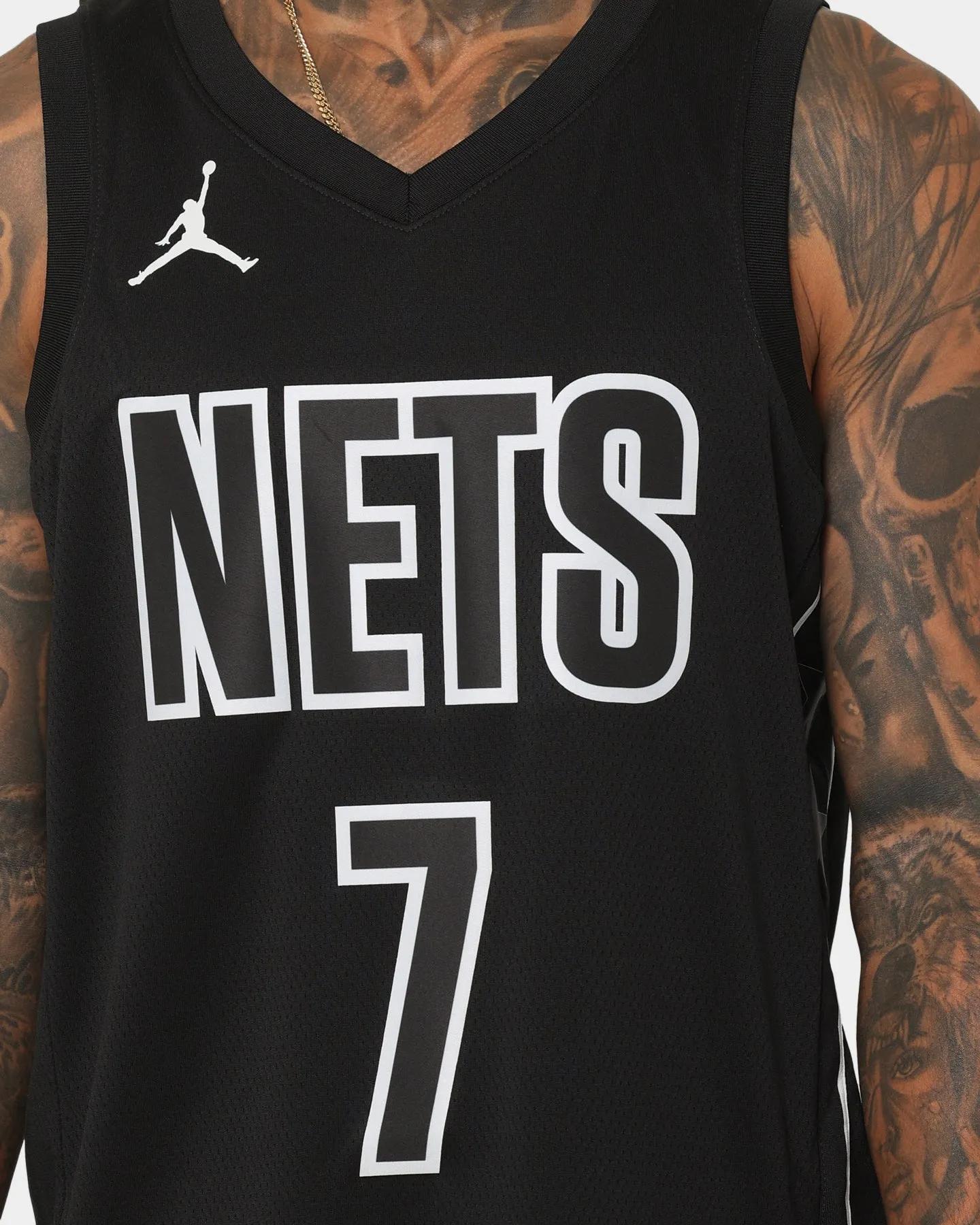 Jordan Kevin Durant Brooklyn Nets #7 Statement Edition Jordan Dri-FIT NBA Swingman Jersey Black