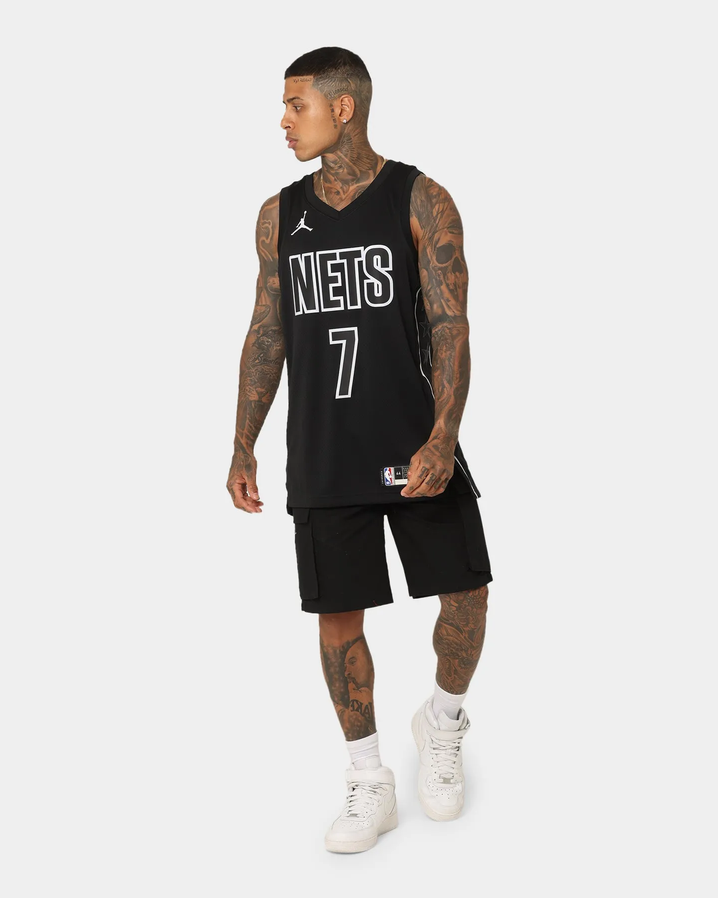 Jordan Kevin Durant Brooklyn Nets #7 Statement Edition Jordan Dri-FIT NBA Swingman Jersey Black