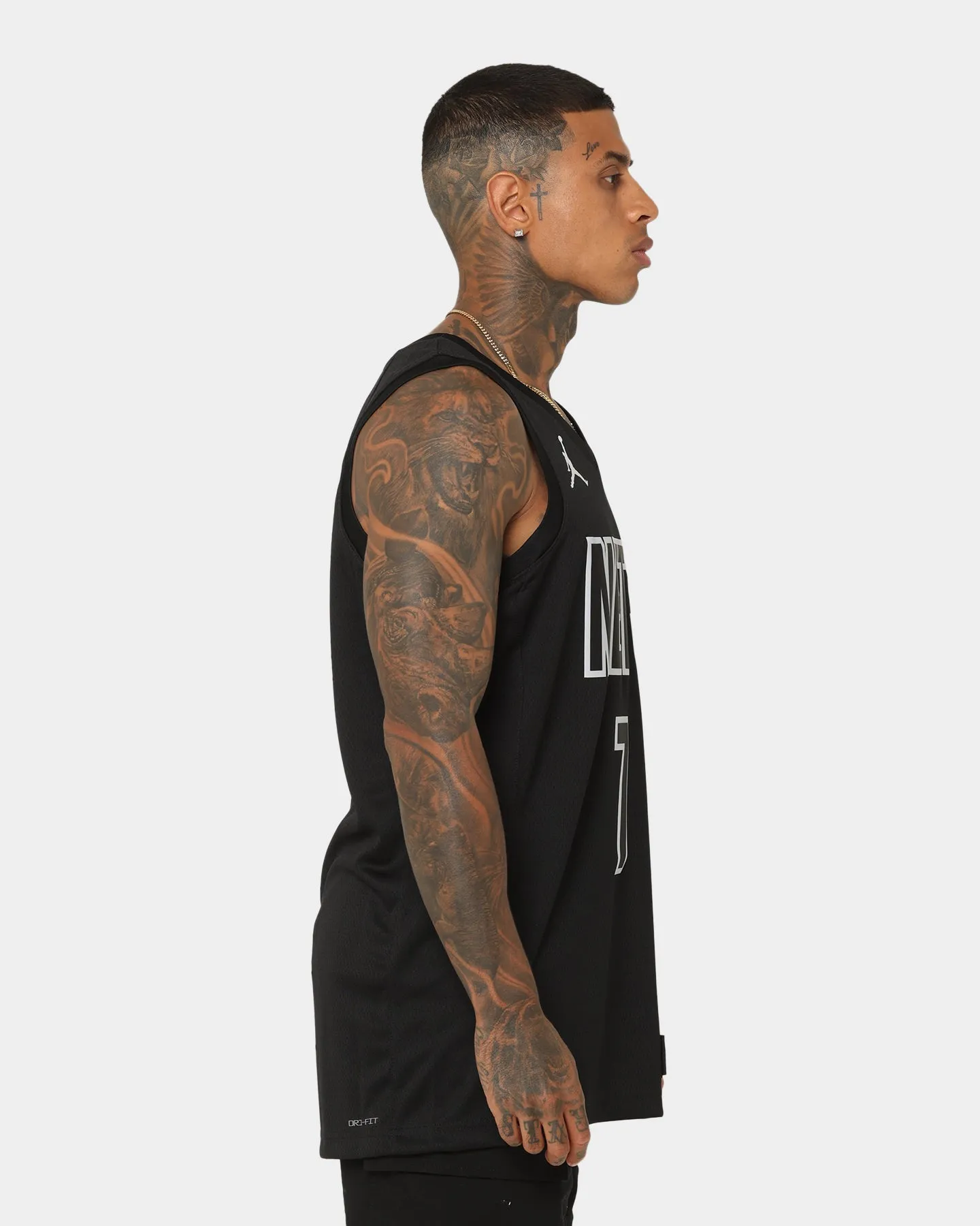 Jordan Kevin Durant Brooklyn Nets #7 Statement Edition Jordan Dri-FIT NBA Swingman Jersey Black