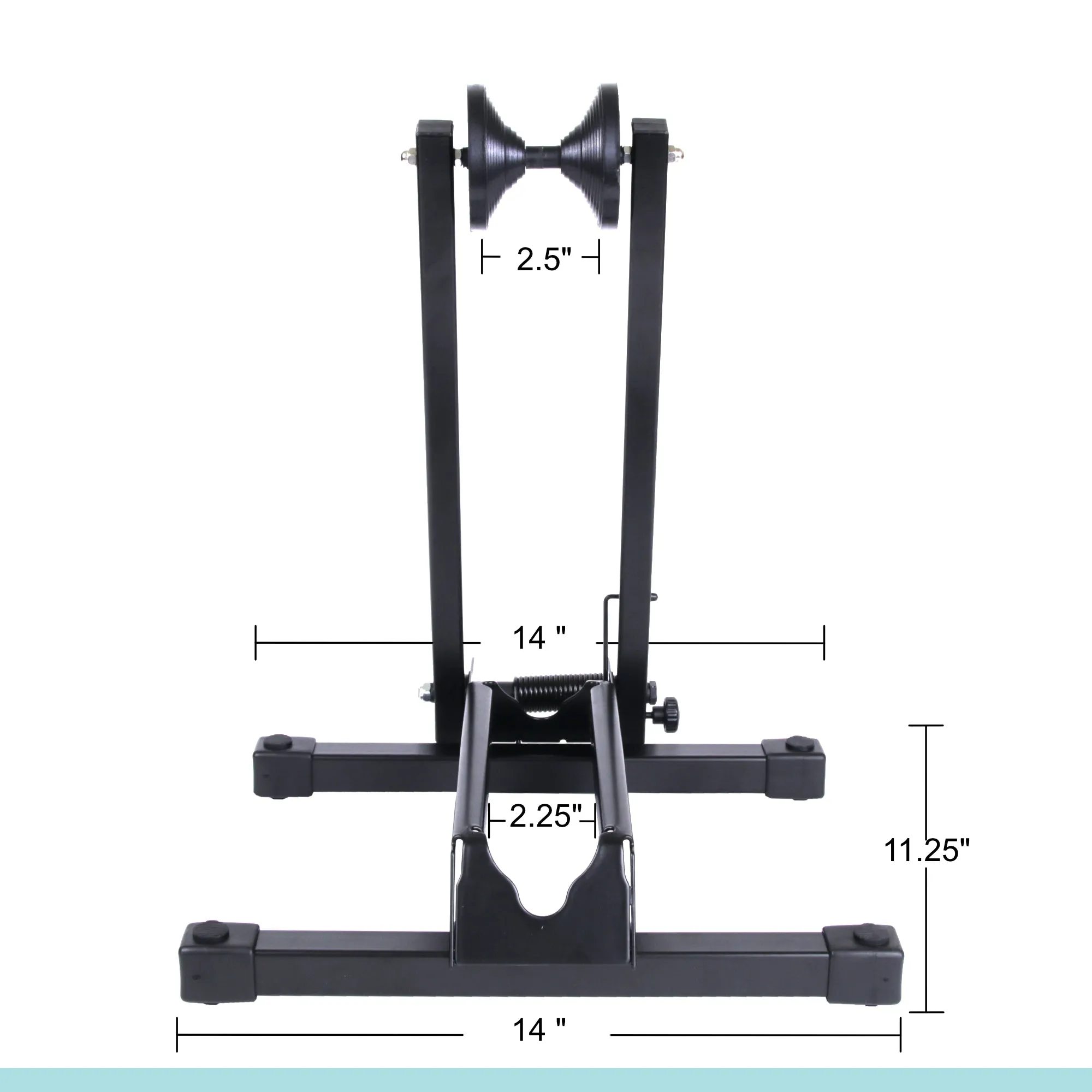 Lumintrail Bike Floor Storage Stand for Mountain and Road Bicycle Indoor Outdoor Garage Storage