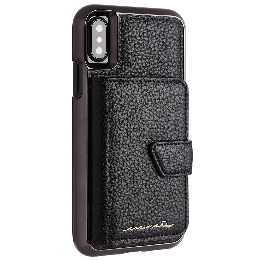 [OPEN BOX] CASE-MATE Compact Mirror Case for iPhone XS/X Black