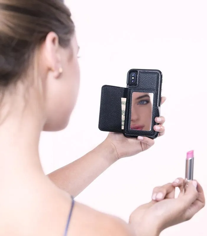 [OPEN BOX] CASE-MATE Compact Mirror Case for iPhone XS/X Black