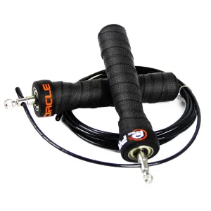 Procircle Crossfit New design Jump Rope for Strength Training adjustable Cable Wire Speed Skipping Rope Super Quality Black