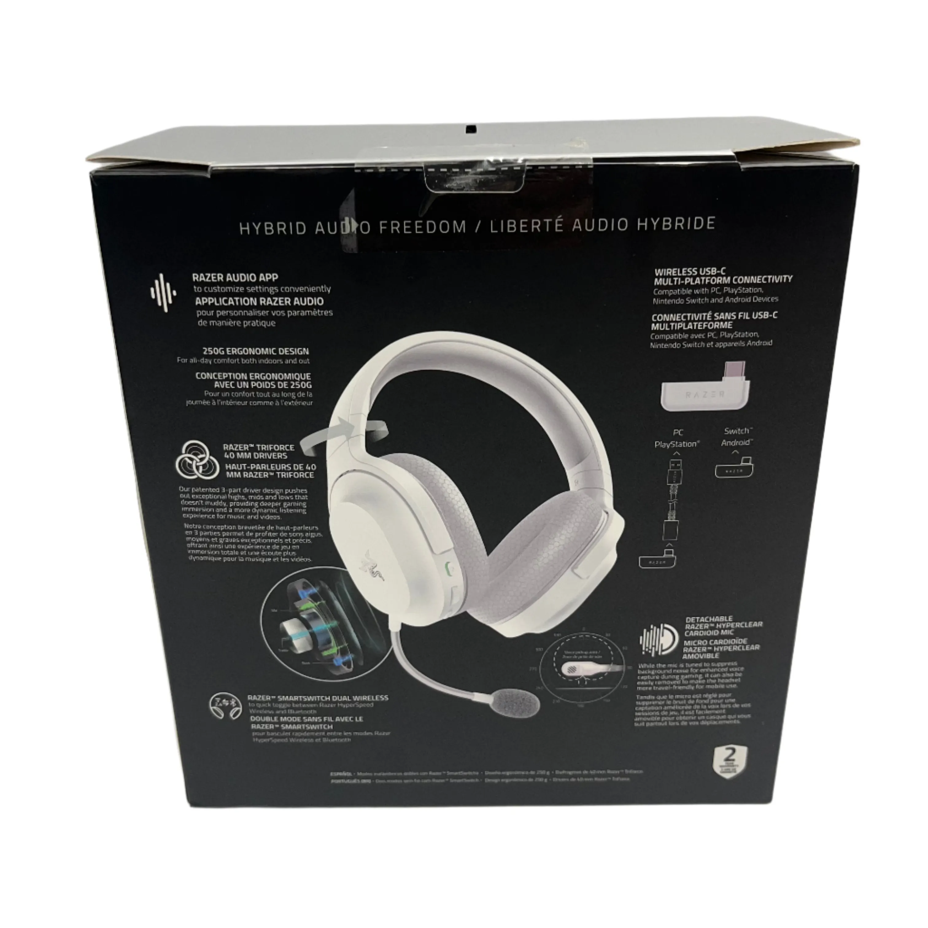 Razer Barracuda X Mercury Edition Multiplatform Gaming Headset
