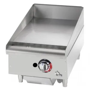 STAR 615TF 15" Thermostat Controlled Gas Griddle - Natural Gas 28,300 BTU