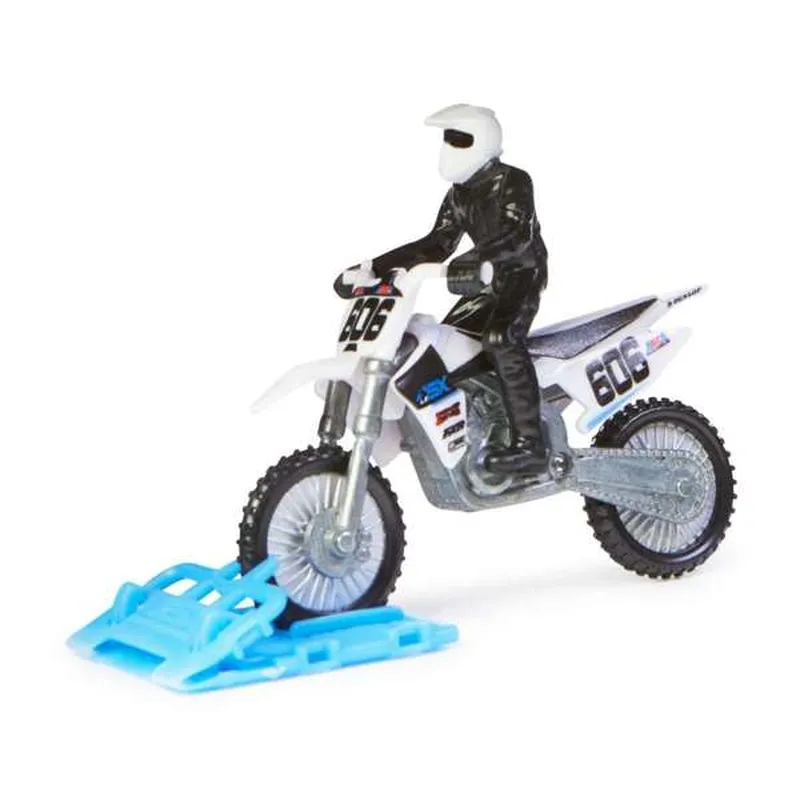 Supercross 1:24 Die Cast Motorcycle #606 Ronnie Stewart