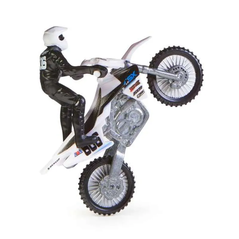 Supercross 1:24 Die Cast Motorcycle #606 Ronnie Stewart