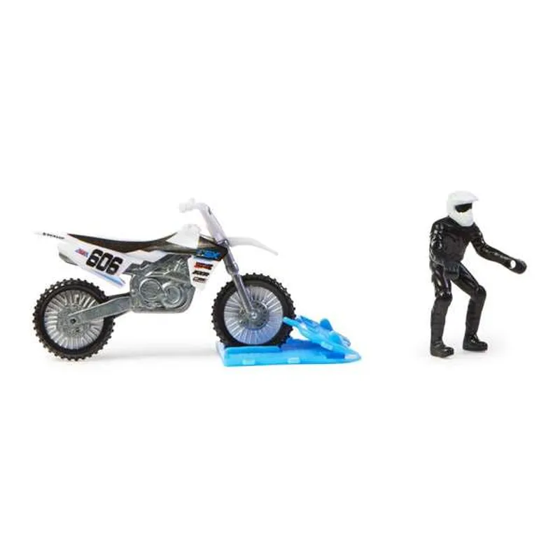 Supercross 1:24 Die Cast Motorcycle #606 Ronnie Stewart