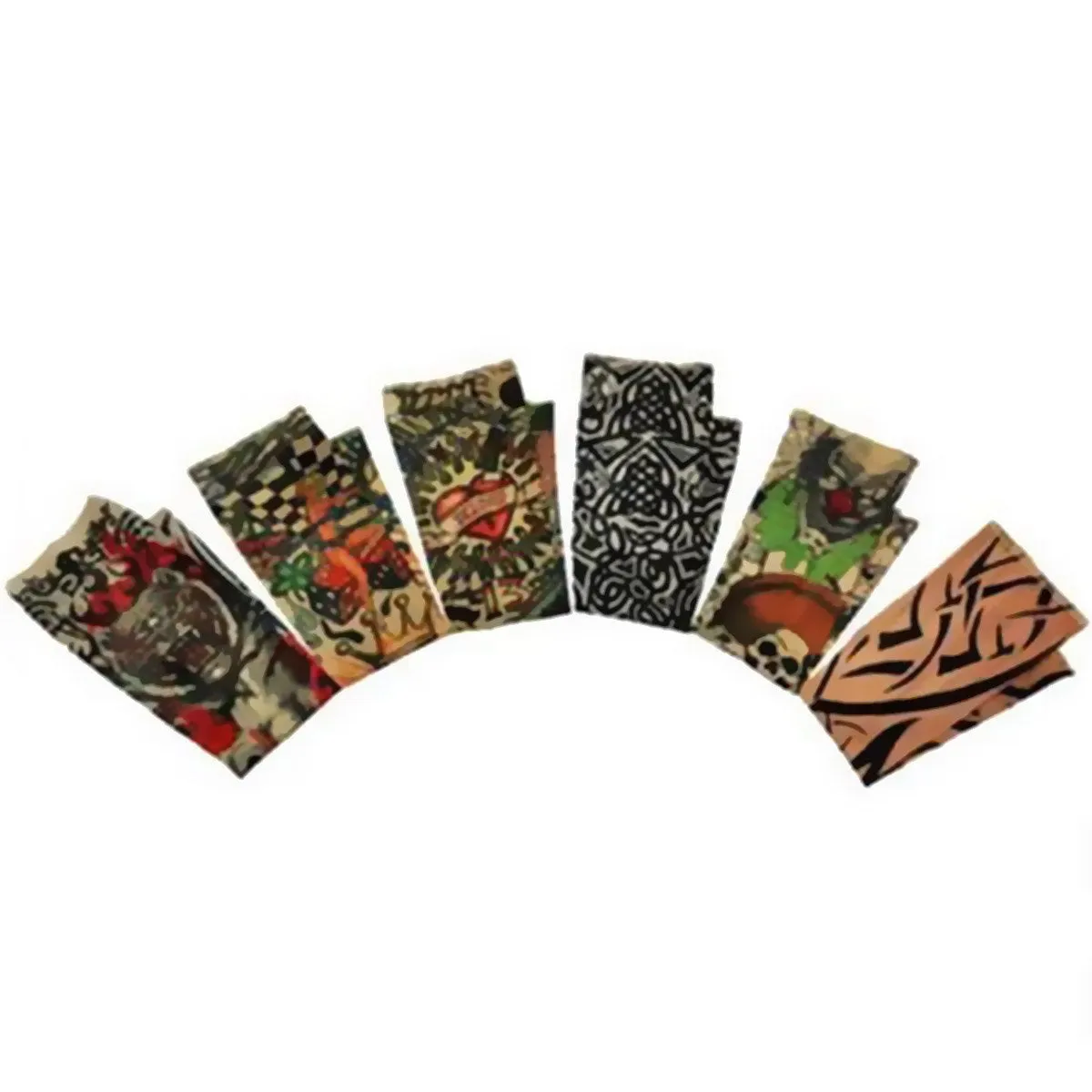 Temporary Tattoo Arm Sunscreen Sleeves (6 pcs Set )