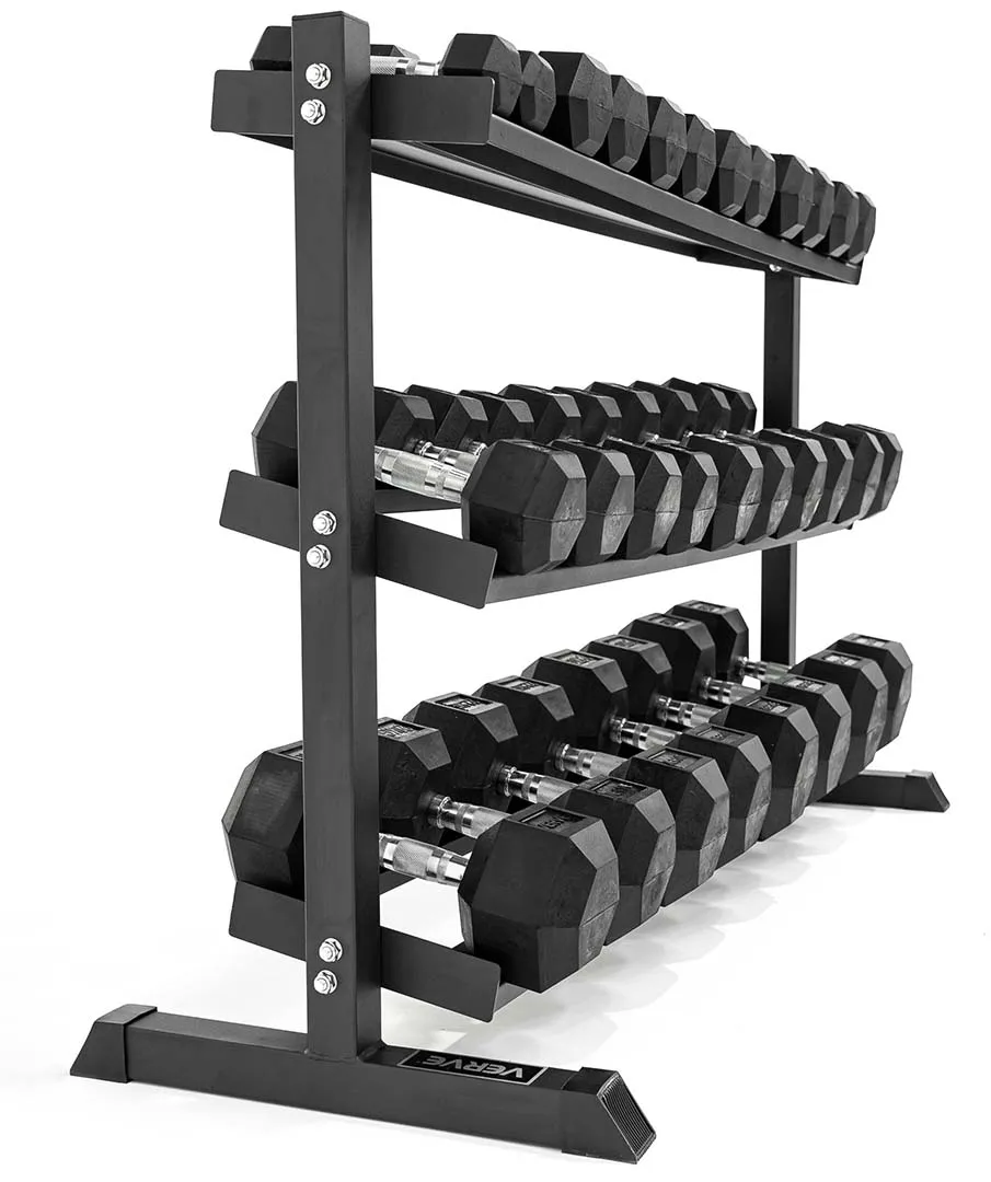 VERVE 3 Tier Hex Dumbbell Rack | Pre-Order ETA Late December